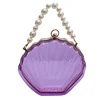 Holographic Mermaid-Shell PU Crossbody Bag with Chain Pictured color 06 color SKU reference