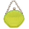Holographic Mermaid-Shell PU Crossbody Bag with Chain Pictured color 11 color SKU reference