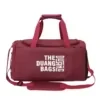 PU Sports Duffel with Wet/Dry and Shoe Storage Red color SKU reference