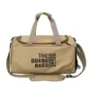 PU Sports Duffel with Wet/Dry and Shoe Storage Khaki color SKU reference