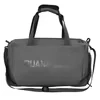 PU Weekend Travel Bag with Wet/Dry and Shoe Storage Gray color SKU reference