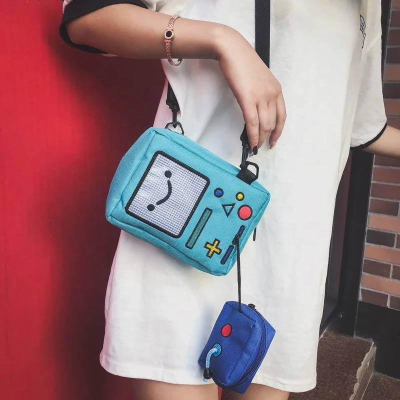 Two-in-One Game Console and Robot Crossbody Bag product reference image
