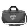 PU Travel Duffel with Wet/Dry Storage and Padded Shoulder Strap Gray color SKU reference