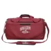 PU Travel Duffel with Wet/Dry Storage and Padded Shoulder Strap Red color SKU reference