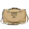 PU Travel Duffel with Wet/Dry Storage and Padded Shoulder Strap Khaki color SKU reference
