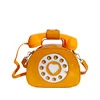 Telephone-Shaped Crossbody Bag with Auxiliary Headphone Detail Dark khaki color SKU reference