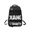 Nylon Travel Backpack with Dry/Wet Pocket Black color SKU reference