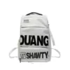Nylon Travel Backpack with Dry/Wet Pocket White color SKU reference