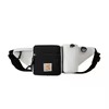 Oxford Chest Waist Bag with USB Port and Bottle Pocket Gray color SKU reference