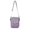 Cartoon Graffiti Oxford Crossbody Bag with Adjustable Strap Purple color SKU reference