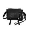 2-in-1 Oxford Crossbody Messenger Bag with Coin Purse Black color SKU reference