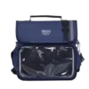 Oxford School Backpack with Clear Front and Reflective Stripe Navy color SKU reference