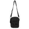 Embroidered Nylon Phone Crossbody with Magnetic Pocket Black color SKU reference