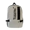 Nylon Travel Backpack with Side Bottle Pockets Light gray color SKU reference