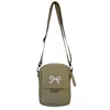 Bow-Embroidered Nylon Crossbody Bag with Magnetic Pocket Khaki color SKU reference