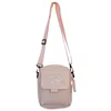 Bow-Embroidered Nylon Crossbody Bag with Magnetic Pocket Pink color SKU reference