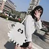 Big-Eye Monster Face Shopper Tote White color SKU reference