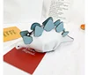 Dinosaur-Shaped Mini Crossbody Bag with Fin Details White color SKU reference