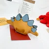 Dinosaur-Shaped Mini Crossbody Bag with Fin Details Dark khaki color SKU reference