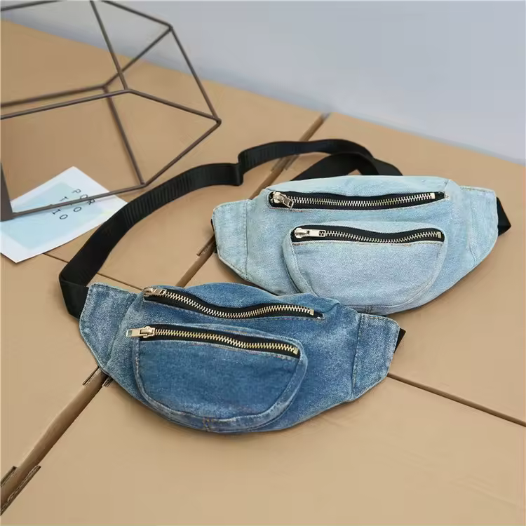 Denim-Look Everyday Waist Bag product reference image