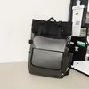 PU Travel Backpack with Computer Compartment Gray color SKU reference