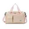 Oxford Gym Duffel with Independent Shoe Compartment Pink color SKU reference