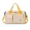 Oxford Gym Duffel with Independent Shoe Compartment Yellow color SKU reference