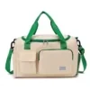 Oxford Gym Duffel with Independent Shoe Compartment Green color SKU reference