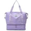 Vertical Oxford Duffel with Bottom Shoe Pocket Purple color SKU reference