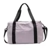 Lightweight Nylon Duffel with Removable Strap and Dry-Wet Pocket Purple color SKU reference