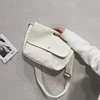 Monochrome Everyday Shopper Tote with Single Shoulder Strap White color SKU reference