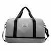Oxford Travel Gym Duffel with Bottom Shoe Pocket Gray color SKU reference