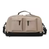 Nylon Gym & Travel Bag with Shoe Compartment Khaki color SKU reference