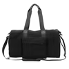 Nylon Gym Duffel with Shoe Compartment Brown color SKU reference