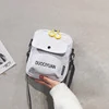 Canvas Mini Crossbody Bag with Earphone Access Dark khaki color SKU reference