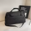 Nylon Dry-Wet Gym Bag with Independent Shoe Compartment Black color SKU reference