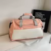 Nylon Dry-Wet Gym Bag with Independent Shoe Compartment Pink color SKU reference