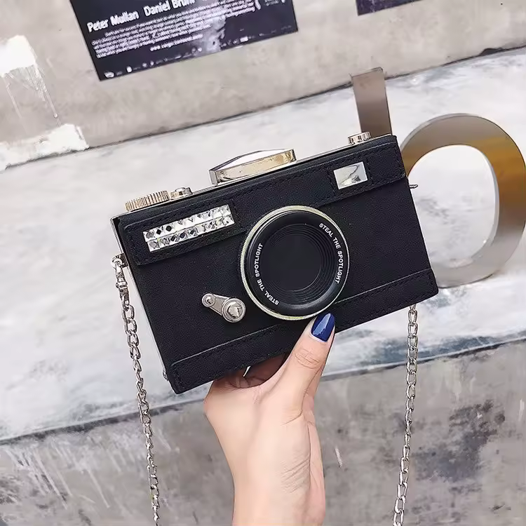 Camera-Shape Mini Crossbody Bag product reference image