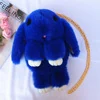 Fluffy Bunny-Shaped Plush Crossbody Bag with Chain Strap Color option 02 SKU overview reference