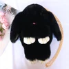 Fluffy Bunny-Shaped Plush Crossbody Bag with Chain Strap Color option 07 SKU overview reference