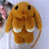 Fluffy Bunny-Shaped Plush Crossbody Bag with Chain Strap Color option 08 SKU overview reference