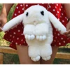 Fluffy Bunny-Shaped Plush Crossbody Bag with Chain Strap Color option 15 SKU overview reference