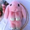 Fluffy Bunny-Shaped Plush Crossbody Bag with Chain Strap Color option 16 SKU overview reference