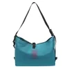 27L Oxford Crossbody Travel Bag with Adjustable Strap Blue-green color SKU reference