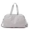 Oxford Travel Duffel Tote with Dry-Wet Storage Gray color SKU reference