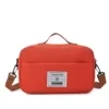 Oxford Shoulder Bag with Expandable Front Pocket Orange color SKU reference