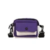 Colorblock Mini Shoulder Bag with Contrast Panels Purple color SKU reference