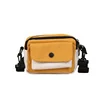 Colorblock Mini Shoulder Bag with Contrast Panels Dark khaki color SKU reference
