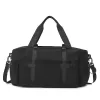 Oxford Travel Duffel with Dry-Wet Pocket and Front Storage Black color SKU reference
