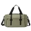 Oxford Travel Duffel with Dry-Wet Pocket and Front Storage Green color SKU reference